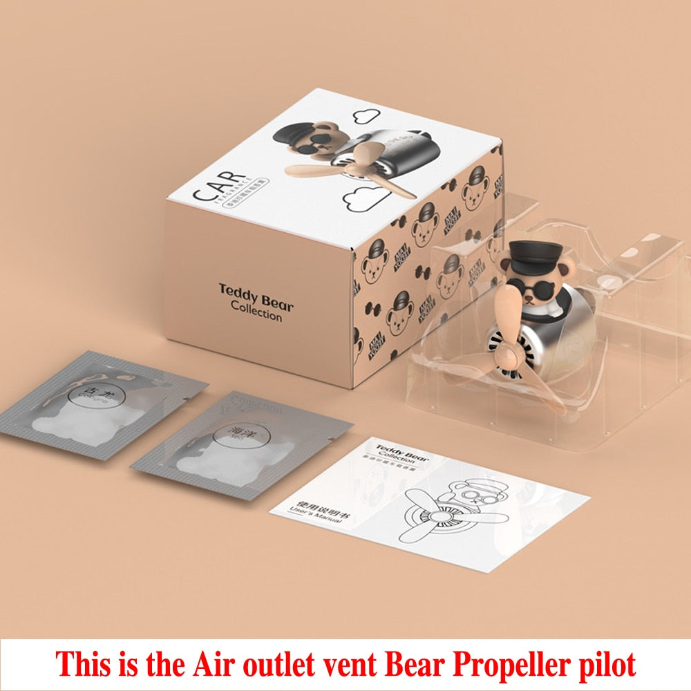 Pilot Propeller Air fresheners Bubble Bear Husky Rabbit Raccoon Bulldo –  Carland